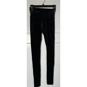 Athleta Chaturanga‎ Velvet Tight Black SIZE XS Style #383957